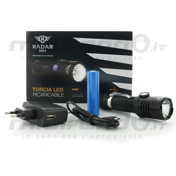 TORCIA MILITARE 1200 LUMEN/500 MT