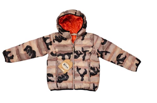 piumino bambino camo desert universal unisex